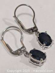 MaxSold Auction: Silver(2.23g) Sapphire Earring  - Toronto (Ontario, Canada) PARTNER MANAGED Downsizing Online Auction - Queen Street East