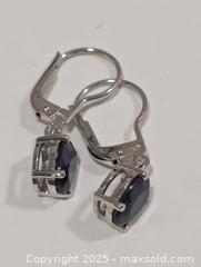 MaxSold Auction: Silver(2.23g) Sapphire Earring  - Toronto (Ontario, Canada) PARTNER MANAGED Downsizing Online Auction - Queen Street East