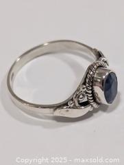 MaxSold Auction: Silver(2.27g)Iolite Ring,Size 7  - Toronto (Ontario, Canada) PARTNER MANAGED Downsizing Online Auction - Queen Street East