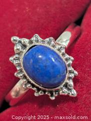 MaxSold Auction: Silver(2.31g)Lapis Lazuli Ring,size 8  - Toronto (Ontario, Canada) PARTNER MANAGED Downsizing Online Auction - Queen Street East