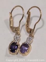 MaxSold Auction: Silver(2.41g) Amethyst Earring  - Toronto (Ontario, Canada) PARTNER MANAGED Downsizing Online Auction - Queen Street East