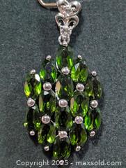 MaxSold Auction: Silver(2.45g)Chrome Diopside Pendant  - Toronto (Ontario, Canada) PARTNER MANAGED Downsizing Online Auction - Queen Street East