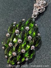 MaxSold Auction: Silver(2.45g)Chrome Diopside Pendant  - Toronto (Ontario, Canada) PARTNER MANAGED Downsizing Online Auction - Queen Street East