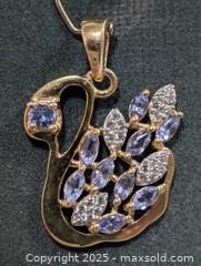 MaxSold Auction: Silver(2.46g) Tanzanite Pendant  - Toronto (Ontario, Canada) PARTNER MANAGED Downsizing Online Auction - Queen Street East