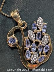 MaxSold Auction: Silver(2.46g) Tanzanite Pendant  - Toronto (Ontario, Canada) PARTNER MANAGED Downsizing Online Auction - Queen Street East