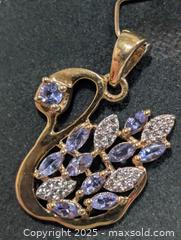 MaxSold Auction: Silver(2.46g) Tanzanite Pendant  - Toronto (Ontario, Canada) PARTNER MANAGED Downsizing Online Auction - Queen Street East
