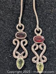 MaxSold Auction: Silver(2.52g) Garnet&Ruby Earring  - Toronto (Ontario, Canada) PARTNER MANAGED Downsizing Online Auction - Queen Street East