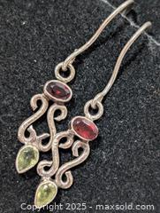 MaxSold Auction: Silver(2.52g) Garnet&Ruby Earring  - Toronto (Ontario, Canada) PARTNER MANAGED Downsizing Online Auction - Queen Street East