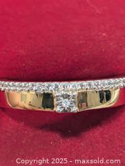 MaxSold Auction: Silver(2.58g) Diamond Ring,size 8  - Toronto (Ontario, Canada) PARTNER MANAGED Downsizing Online Auction - Queen Street East