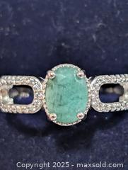 MaxSold Auction: Silver(2.63g)Emerald(1.5ct)&CZ Ring - Toronto (Ontario, Canada) PARTNER MANAGED Downsizing Online Auction - Queen Street East