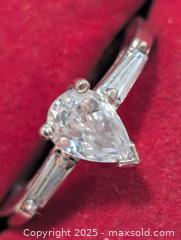 MaxSold Auction: Silver(2.64g)CZ Ring,size 7  - Toronto (Ontario, Canada) PARTNER MANAGED Downsizing Online Auction - Queen Street East