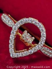 MaxSold Auction: Silver(2.65g) Dancing Diamond Ring - Toronto (Ontario, Canada) PARTNER MANAGED Downsizing Online Auction - Queen Street East