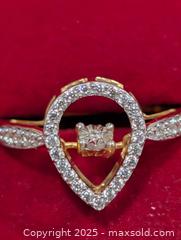 MaxSold Auction: Silver(2.65g) Dancing Diamond Ring - Toronto (Ontario, Canada) PARTNER MANAGED Downsizing Online Auction - Queen Street East