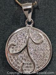 MaxSold Auction: Silver(2.69g)CZ Pendant  - Toronto (Ontario, Canada) PARTNER MANAGED Downsizing Online Auction - Queen Street East