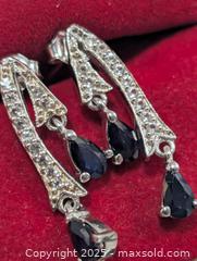MaxSold Auction: Silver(2.7g) Sapphire Earring  - Toronto (Ontario, Canada) PARTNER MANAGED Downsizing Online Auction - Queen Street East