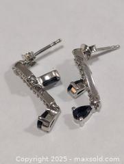 MaxSold Auction: Silver(2.7g) Sapphire Earring  - Toronto (Ontario, Canada) PARTNER MANAGED Downsizing Online Auction - Queen Street East