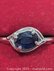 MaxSold Auction: Silver(2.92g) Sapphire Ring,size 8  - Toronto (Ontario, Canada) PARTNER MANAGED Downsizing Online Auction - Queen Street East