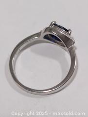 MaxSold Auction: Silver(2.92g) Sapphire Ring,size 8  - Toronto (Ontario, Canada) PARTNER MANAGED Downsizing Online Auction - Queen Street East