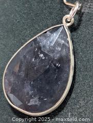 MaxSold Auction: Silver(3.08g)Iolite Pendant  - Toronto (Ontario, Canada) PARTNER MANAGED Downsizing Online Auction - Queen Street East