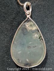 MaxSold Auction: Silver(3.10g)prehnite pendant - Toronto (Ontario, Canada) PARTNER MANAGED Downsizing Online Auction - Queen Street East