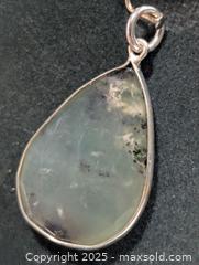 MaxSold Auction: Silver(3.10g)prehnite pendant - Toronto (Ontario, Canada) PARTNER MANAGED Downsizing Online Auction - Queen Street East