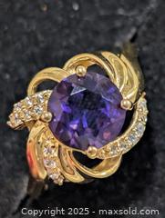 MaxSold Auction: Silver(3.14g) Amethyst Ring,size 7  - Toronto (Ontario, Canada) PARTNER MANAGED Downsizing Online Auction - Queen Street East