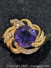 MaxSold Auction: Silver(3.14g) Amethyst Ring,size 7  - Toronto (Ontario, Canada) PARTNER MANAGED Downsizing Online Auction - Queen Street East