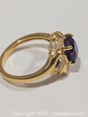 MaxSold Auction: Silver(3.14g) Amethyst Ring,size 7  - Toronto (Ontario, Canada) PARTNER MANAGED Downsizing Online Auction - Queen Street East