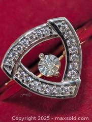 MaxSold Auction: Silver(3.17g) Dancing Diamond Ring - Toronto (Ontario, Canada) PARTNER MANAGED Downsizing Online Auction - Queen Street East