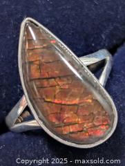 MaxSold Auction: Silver(3.21g) Canadian Ammolite Ring - Toronto (Ontario, Canada) PARTNER MANAGED Downsizing Online Auction - Queen Street East