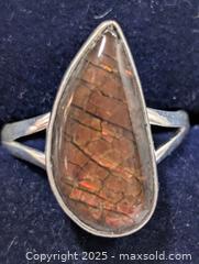 MaxSold Auction: Silver(3.21g) Canadian Ammolite Ring - Toronto (Ontario, Canada) PARTNER MANAGED Downsizing Online Auction - Queen Street East