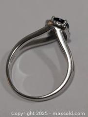 MaxSold Auction: Silver(3.22g) Sapphire(1ct)CZ Ring - Toronto (Ontario, Canada) PARTNER MANAGED Downsizing Online Auction - Queen Street East