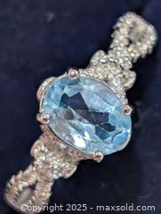 MaxSold Auction: Silver(3.23g)Blue Topaz(1.50ct)Ring - Toronto (Ontario, Canada) PARTNER MANAGED Downsizing Online Auction - Queen Street East
