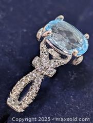 MaxSold Auction: Silver(3.23g)Blue Topaz(1.50ct)Ring - Toronto (Ontario, Canada) PARTNER MANAGED Downsizing Online Auction - Queen Street East
