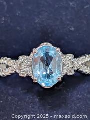 MaxSold Auction: Silver(3.23g)Blue Topaz(1.50ct)Ring - Toronto (Ontario, Canada) PARTNER MANAGED Downsizing Online Auction - Queen Street East