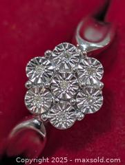 MaxSold Auction: Silver(3.25g) Diamond Ring,size 7  - Toronto (Ontario, Canada) PARTNER MANAGED Downsizing Online Auction - Queen Street East