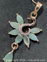 MaxSold Auction: Silver(3.29g)Emerald Pendant  - Toronto (Ontario, Canada) PARTNER MANAGED Downsizing Online Auction - Queen Street East