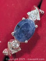 MaxSold Auction: Silver(3.39g) Sapphire Ring,size 7  - Toronto (Ontario, Canada) PARTNER MANAGED Downsizing Online Auction - Queen Street East
