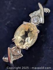 MaxSold Auction: Silver(3.4g)Citrine(1.5ct)Ring,Size 10 - Toronto (Ontario, Canada) PARTNER MANAGED Downsizing Online Auction - Queen Street East