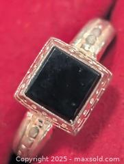 MaxSold Auction: Silver(3.86g)Black Onyx Ring,size 6.5 - Toronto (Ontario, Canada) PARTNER MANAGED Downsizing Online Auction - Queen Street East