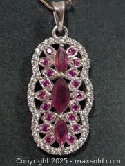 MaxSold Auction: Silver(3.8g) Ruby Earring  - Toronto (Ontario, Canada) PARTNER MANAGED Downsizing Online Auction - Queen Street East