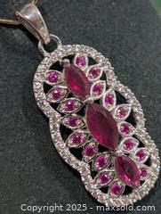 MaxSold Auction: Silver(3.8g) Ruby Earring  - Toronto (Ontario, Canada) PARTNER MANAGED Downsizing Online Auction - Queen Street East