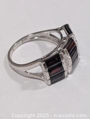 MaxSold Auction: Silver(3.97g)Garnet Ring,size 7  - Toronto (Ontario, Canada) PARTNER MANAGED Downsizing Online Auction - Queen Street East