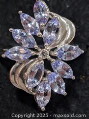 MaxSold Auction: Silver(4.29g) Tanzanite Ring,size 9 - Toronto (Ontario, Canada) PARTNER MANAGED Downsizing Online Auction - Queen Street East