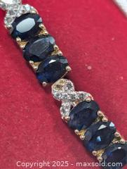 MaxSold Auction: Silver(4.45g) Sapphire Earring  - Toronto (Ontario, Canada) PARTNER MANAGED Downsizing Online Auction - Queen Street East