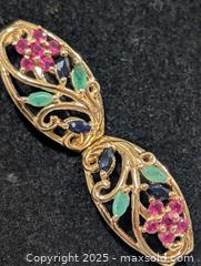 MaxSold Auction: Silver(5.47g)Emerald,Ruby,Sapphire - Toronto (Ontario, Canada) PARTNER MANAGED Downsizing Online Auction - Queen Street East