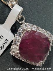 MaxSold Auction: Silver(6.05g)Dyed RubyTopaz(7.80ct) - Toronto (Ontario, Canada) PARTNER MANAGED Downsizing Online Auction - Queen Street East