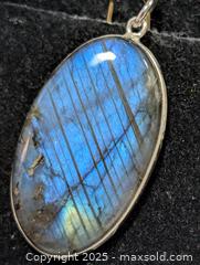 MaxSold Auction: Silver(6.41g) Labradorite Pendant  - Toronto (Ontario, Canada) PARTNER MANAGED Downsizing Online Auction - Queen Street East