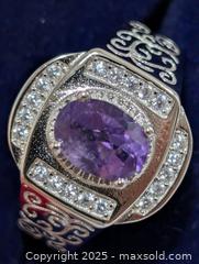MaxSold Auction: Silver(6.72g) Amethyst(1.5ct)Ring - Toronto (Ontario, Canada) PARTNER MANAGED Downsizing Online Auction - Queen Street East