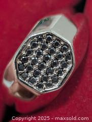 MaxSold Auction: Silver(9.55g)Black Onyx Ring,size 8 - Toronto (Ontario, Canada) PARTNER MANAGED Downsizing Online Auction - Queen Street East